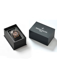 RODERICO GIULIANI ANALOG CHRONOGRAPH ROSE GOLD DIAL ROSE GOLD CASE MEN'S WATCH MSLC-7803
