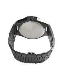 Black Dial Black Steel Bracelet Men's Analog Watch