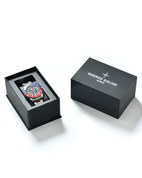 Black Dial Silver Steel Bracelet Men's Analog Watch