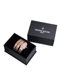 RODERICO GIULIANI ANALOG ROSE GOLD DIAL ROSE-GOLD STEEL BRACELET WOMEN'S WATCH WSTA-1108