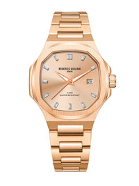 Rose Gold Dial Rose Gold Steel Bracelet Women's Analog Watch