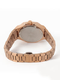 Rose Gold Dial Rose Gold Steel Bracelet Women's Analog Watch